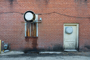 Old Industrial Walls And Doors