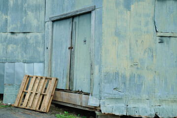 Old Industrial Walls And Doors