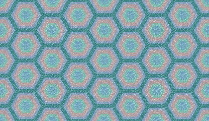 Abstract hexagon glitter seamless pattern  background, Geometric glitter of seamless pattern