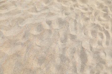 Top view of beach sand as background