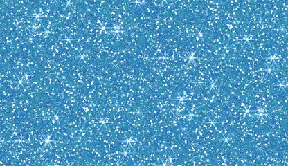 Obraz premium Abstract blue glitter sparkle bokeh light background, Blue glitter pattern seamless.