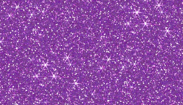 Abstract purple glitter sparkle bokeh light background, Purple glitter pattern seamless.
