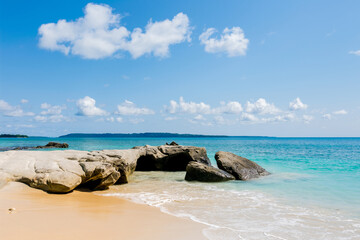 Carbonate (White) Sand Beach | Kalapathar Beach | Havelock Islands | Andaman & Nicobar Islands | 2022 | Series: Colors of Silence