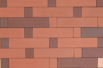 red color brick wall background 