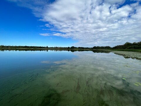 lake and sky