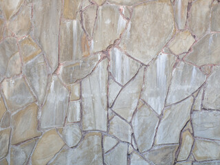 Textured flagstone wall. Textured sandstone wall masonry cladding. Full screen image. Not seamless...