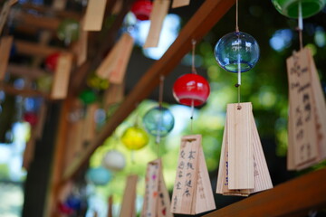 川越氷川神社の風鈴