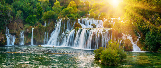 Waterfalls at Krka