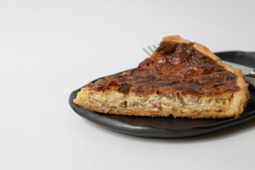 Close up French Dish , Quiche Lorraine