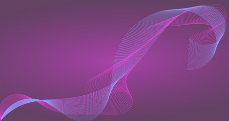 line abstract with purple color