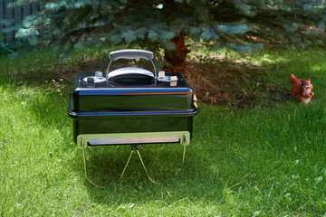 compact portable charcoal grill