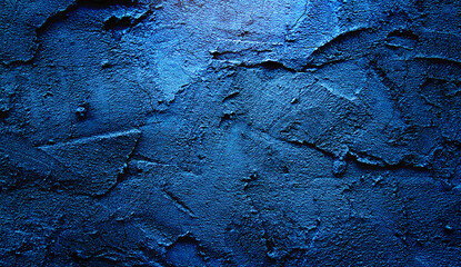 Blue Grunge Concrete Wall Texture Background. blue abstract grunge textures wall background.
