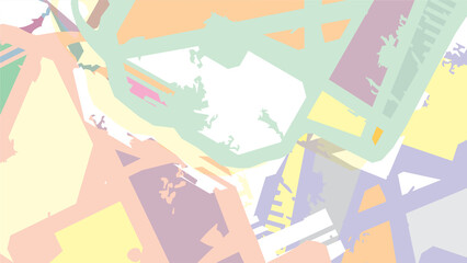 Abstract random rough colorful paper cut. Soft color tones. 
