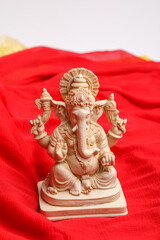 Antique lord ganesha sculpture or statue for ganesha festival.