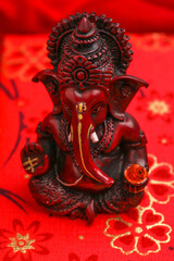 Antique lord ganesha sculpture or statue for ganesha festival.