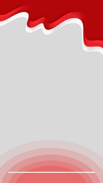 Gray white red background with Indonesia flag