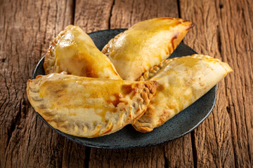 Tasty spicy meat empanadas. Argentine empanadas.
