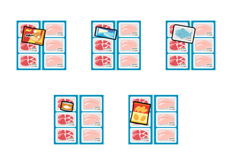 肉売り場に放置された商品