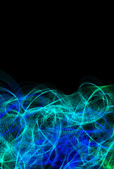 背景素材_ウェーブ_水色