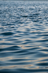 blue water reflection