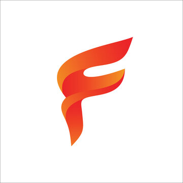 recommend clip art: Letter F Fire Logo Vector
