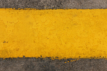 yellow asphalt road