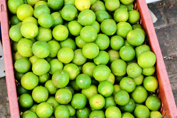 limes in a market