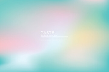 Pastel Multi Color Gradient Vector Background