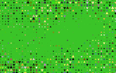 Light Multicolor, Rainbow vector backdrop with lines, triangles.