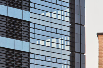 modern office building with windows