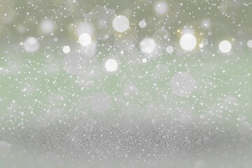 Obraz premium fantastic shining glitter lights defocused bokeh abstract background with sparks fly, festival mockup texture with blank space for your content