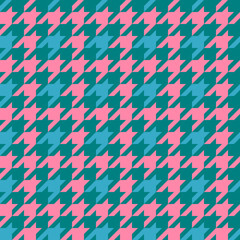 blue seamless surface pattern design with houndstooth
