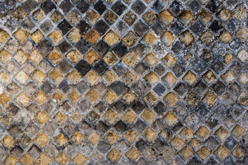 Compound of a typical ancient Roman house wall