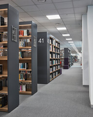 books in library