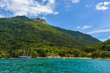 Tropical island of Ilha Grande, Angra dos Reis town, State of Rio de Janeiro, Brazil. Taken with...