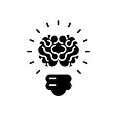 Brainstorming icon in vector. Logotype