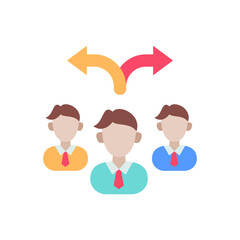 Decision Management icon in vector. Logotype