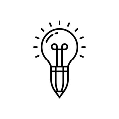 Creative Idea icon in vector. Logotype