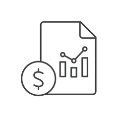 Invoice icons  symbol vector elements for infographic web