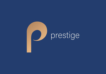 abstract, alphabet or letter P logo concept, hand-drawn abstract, creative vector logo for any business.Letter P Logo. P Letter Design, brand identity,