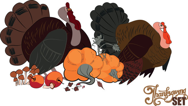 Vectors for Halloween day cover website with copy space for text. Vector illustration