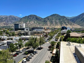 Downtown Provo Utah, USA