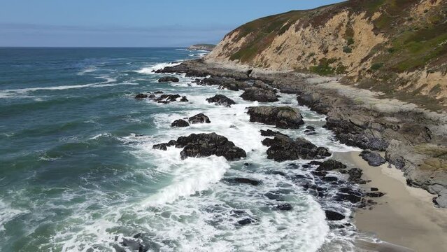 Bodega Bay, California.  Wind, Sun, and Surf.