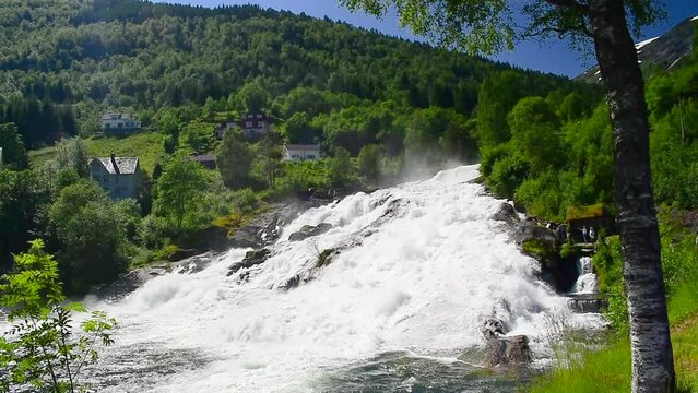 Hellesylt waterfall, Norway