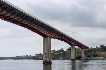 bridge connecting two parts of the coast