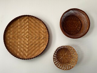 Group of three baskets