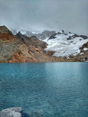 lake and mountains