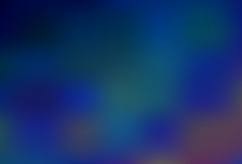 Dark BLUE vector abstract blurred pattern.
