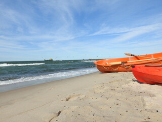 lifeboat on the beach