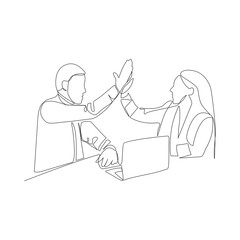 people working together